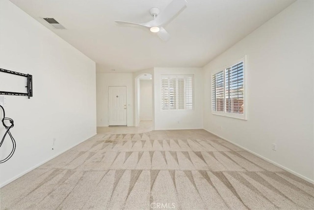 31042 Bunker Dr, Temecula, CA 92591 - carpeted spare room with ceiling fan and baseboards