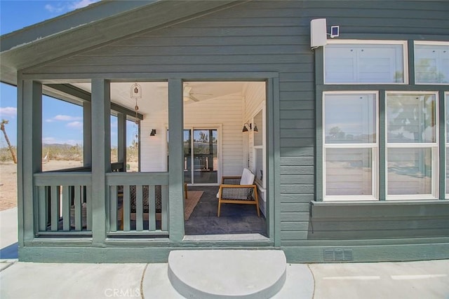 1001 Gibralter Rd, Landers, CA 92285 - property entrance featuring covered porch