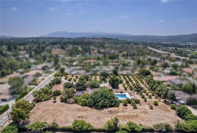 5729 Grandview Ave, Yorba Linda, CA 92886 - aerial view of mountains and a pool area