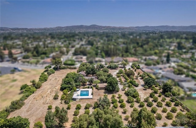 5729 Grandview Ave, Yorba Linda, CA 92886 - aerial view of property's location with a pool area