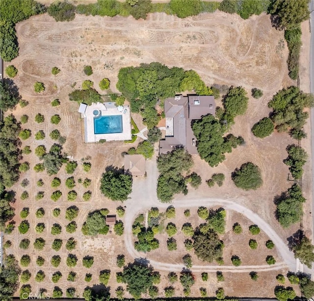 5729 Grandview Ave, Yorba Linda, CA 92886 - aerial view of property's location with rural landscape
