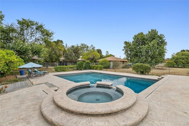 5729 Grandview Ave, Yorba Linda, CA 92886 - view of pool featuring a patio and a pool with connected hot tub