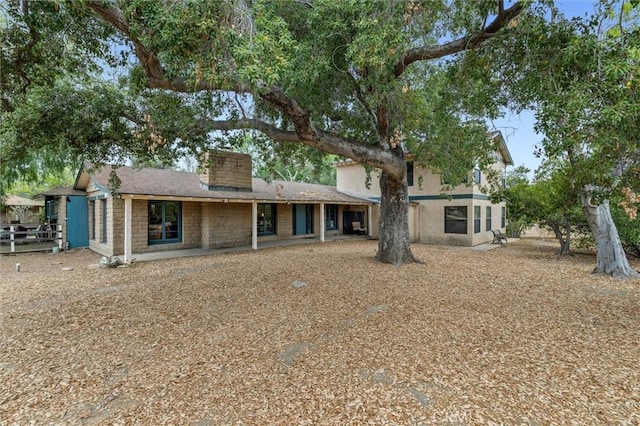 5729 Grandview Ave, Yorba Linda, CA 92886 - back of house with a chimney