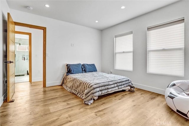 6904 Corbin Ave, Reseda, CA 91335 - bedroom with light wood finished floors and recessed lighting