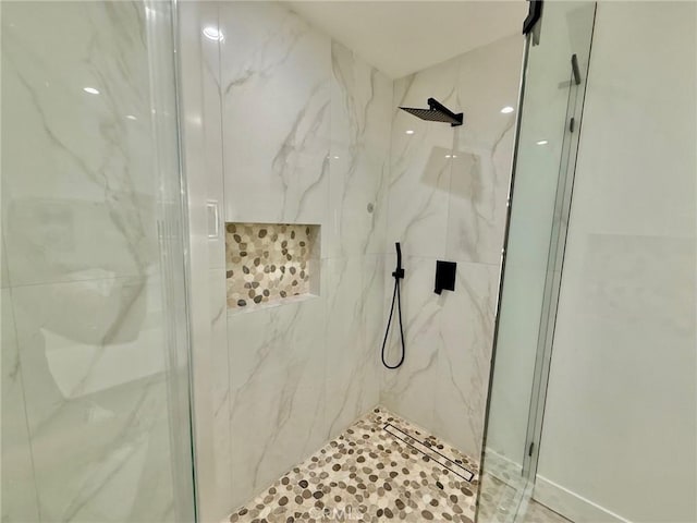 6904 Corbin Ave, Reseda, CA 91335 - full bathroom with a marble finish shower