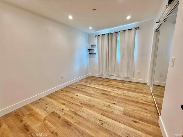 6904 Corbin Ave, Reseda, CA 91335 - unfurnished room featuring recessed lighting and light wood-type flooring