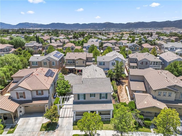 28549 Oakhurst Way, Temecula, CA 92591 - aerial view of residential area featuring a mountain backdrop