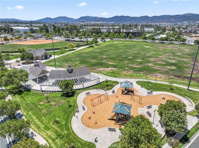 28549 Oakhurst Way, Temecula, CA 92591 - drone / aerial view of a mountainous background