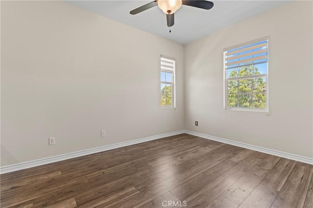 28549 Oakhurst Way, Temecula, CA 92591 - unfurnished room with wood finished floors and a ceiling fan