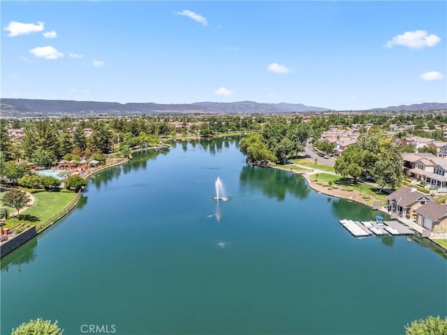 28549 Oakhurst Way, Temecula, CA 92591 - aerial perspective of suburban area with a water and mountain view