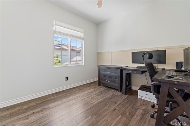 28549 Oakhurst Way, Temecula, CA 92591 - office featuring wood finished floors
