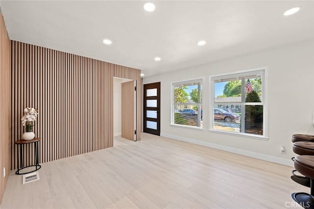 647 Magnolia Ave, Brea, CA 92821 - living area featuring wood finished floors and recessed lighting