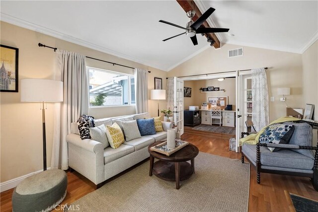 20108 Wayne Ave, Torrance, CA 90503 - living room featuring wood finished floors and a ceiling fan