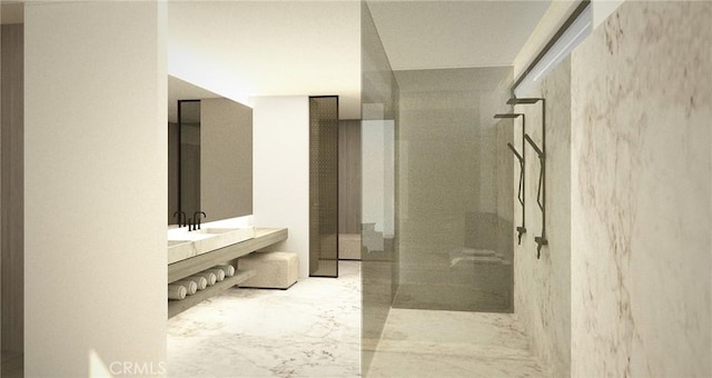 22172 Rico Rd, Laguna Beach, CA 92651 - full bath featuring walk in shower and vanity