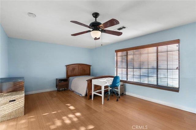 320 Casa Real Pl, Nipomo, CA 93444 - bedroom with wood finished floors and a ceiling fan