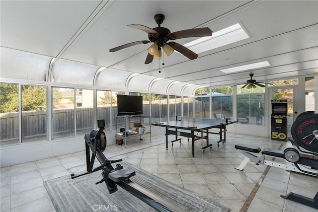 320 Casa Real Pl, Nipomo, CA 93444 - sunroom with a ceiling fan, outdoor dining area, and plenty of natural light