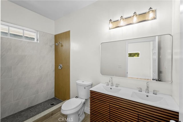 4251 Gundry Ave, Long Beach, CA 90807 - bathroom with tiled shower and double vanity