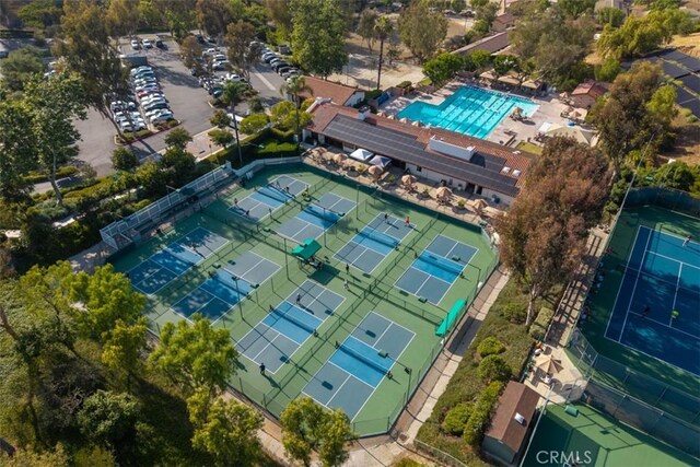 25492 Spotted Pony Ln, Laguna Hills, CA 92653 - drone / aerial view of a pool
