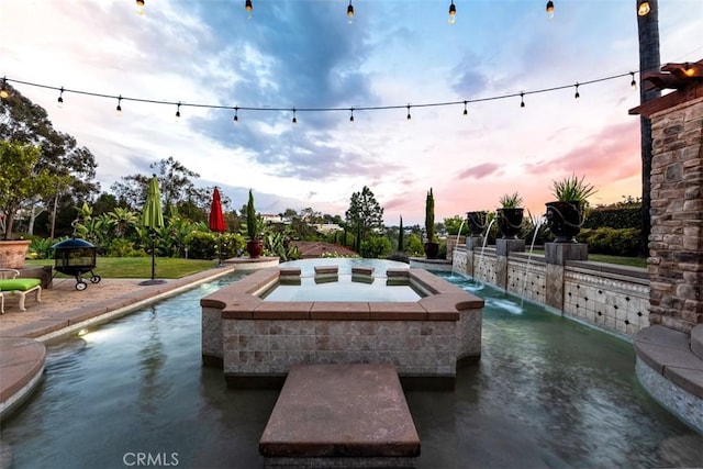25492 Spotted Pony Ln, Laguna Hills, CA 92653 - view of pool featuring a pool with connected hot tub