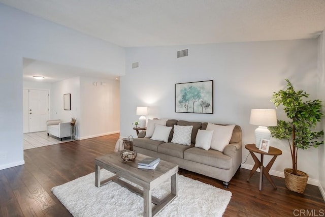 911 S Citrus Ave, Escondido, CA 92027 - living room with lofted ceiling and wood finished floors