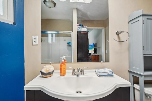 3443 Trophy Dr, La Mesa, CA 91941 - bathroom featuring vanity and a shower stall