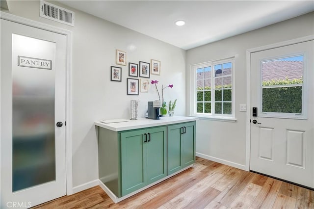 1276 Sao Paulo Ave, Placentia, CA 92870 - doorway with light wood finished floors and recessed lighting