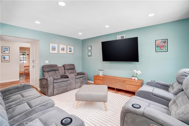 1276 Sao Paulo Ave, Placentia, CA 92870 - living area featuring recessed lighting and wood finished floors