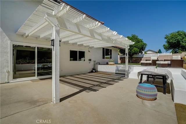 1276 Sao Paulo Ave, Placentia, CA 92870 - view of patio / terrace with outdoor lounge area and a pergola