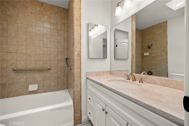 2871 Adriatic Ave, Long Beach, CA 90810 - full bath featuring vanity and shower / bathtub combination