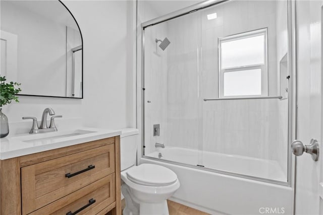 14867 Roxton Ave, Gardena, CA 90249 - bathroom featuring vanity and bath / shower combo with glass door
