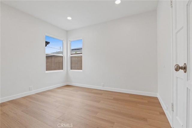 14867 Roxton Ave, Gardena, CA 90249 - empty room featuring light wood finished floors and recessed lighting