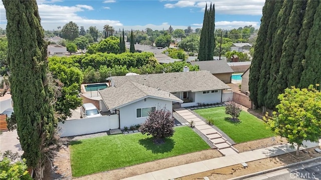 20042 Lassen St, Chatsworth, CA 91311 - view of front of house with stucco siding and roof with shingles
