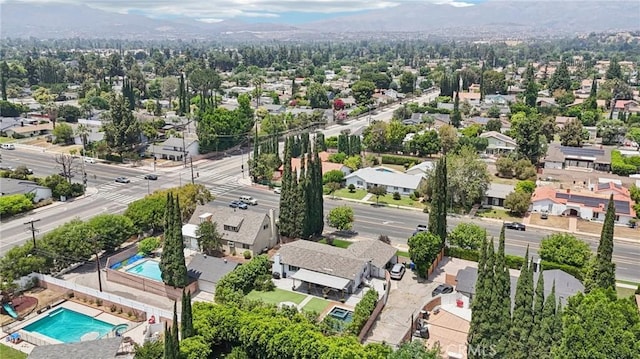 20042 Lassen St, Chatsworth, CA 91311 - aerial view of residential area featuring a mountainous background