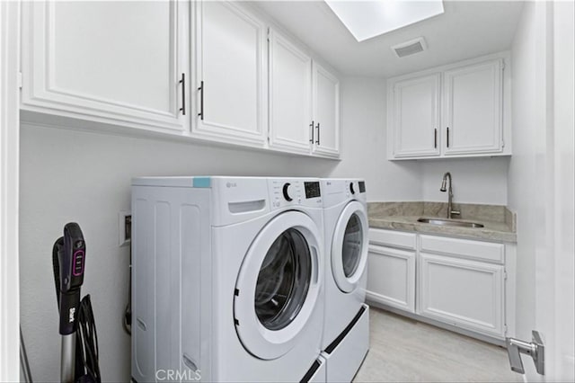 15 Glastonbury Pl, Laguna Niguel, CA 92677 - washroom with washer and dryer and cabinet space