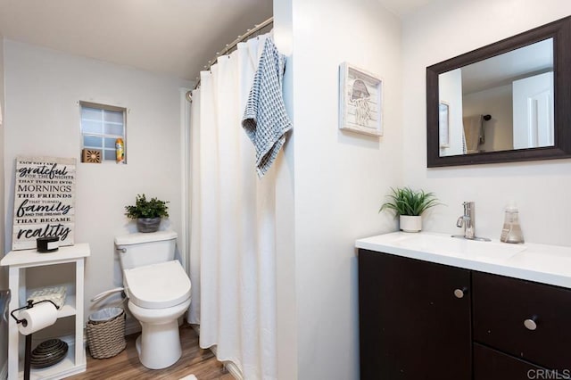 121 Cadmus St, Encinitas, CA 92024 - full bathroom featuring vanity and wood finished floors