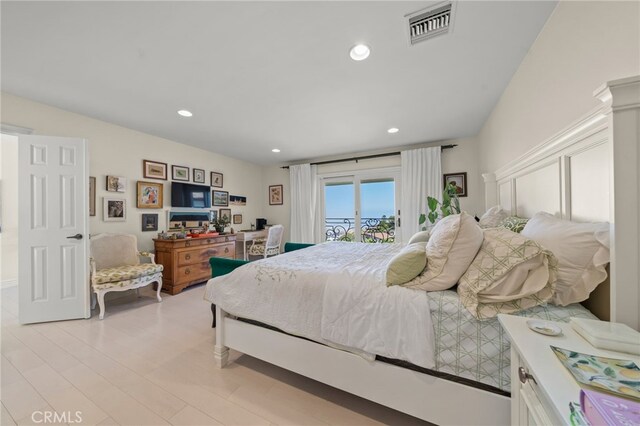 29603 Highpoint Rd, Rancho Palos Verdes, CA 90275 - bedroom featuring access to exterior and recessed lighting