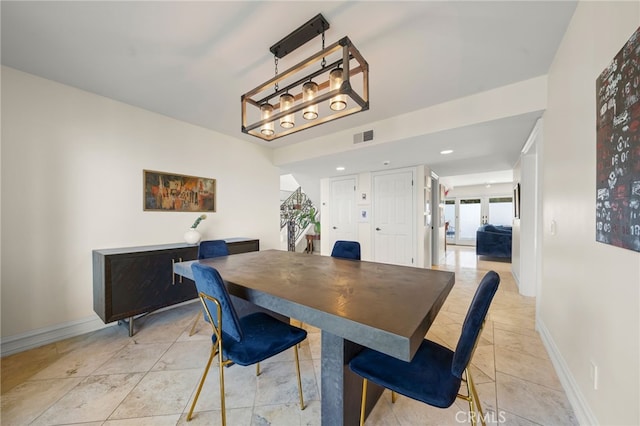 29603 Highpoint Rd, Rancho Palos Verdes, CA 90275 - dining room with baseboards and light tile patterned floors