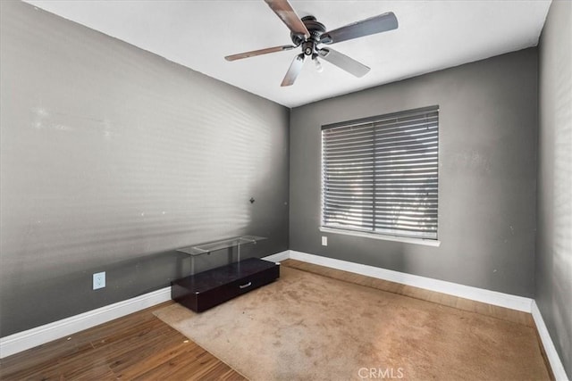 2271 Stanford St, San Bernardino, CA 92407 - spare room featuring baseboards and a ceiling fan