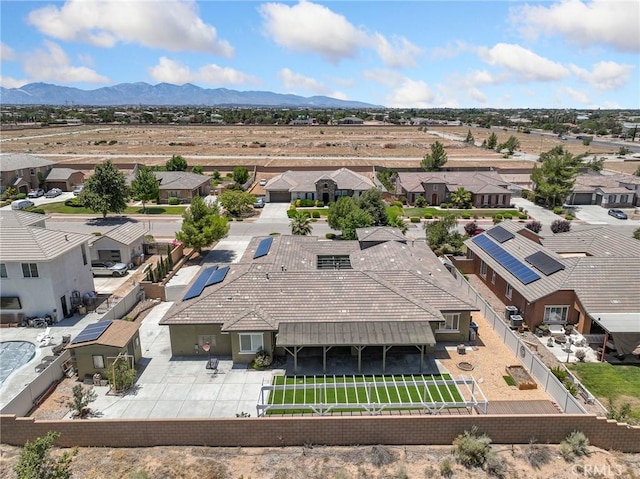 7219 Evening Star Rose Ct, Oak Hills, CA 92344 - aerial perspective of suburban area featuring mountains