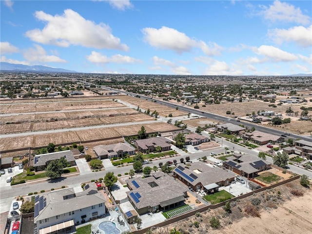 7219 Evening Star Rose Ct, Oak Hills, CA 92344 - aerial perspective of suburban area featuring mountains