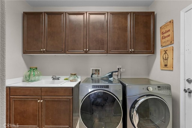 1341 Stanfill Rd, Palmdale, CA 93551 - laundry room with cabinet space and washer and clothes dryer