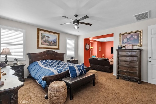 1341 Stanfill Rd, Palmdale, CA 93551 - bedroom featuring carpet flooring and ceiling fan
