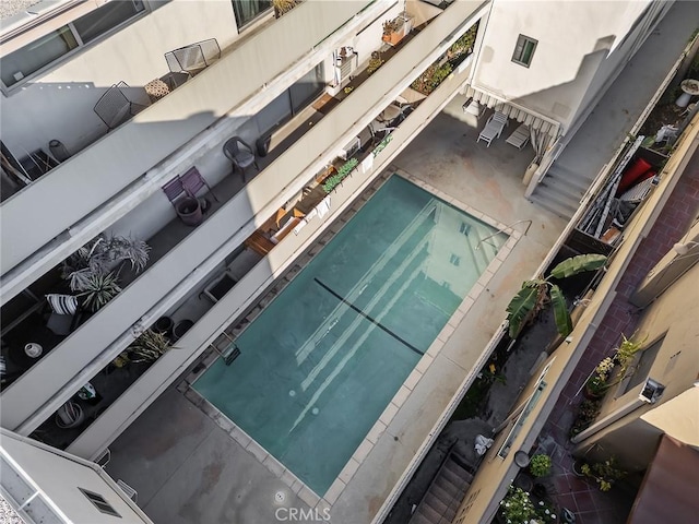 525 N Sycamore Ave Unit 304, Los Angeles, CA 90036 - drone / aerial view
