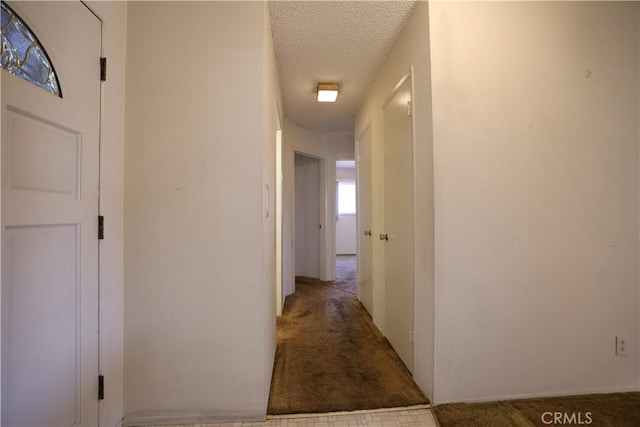 5519 Stevely Ave, Lakewood, CA 90713 - hallway with a textured ceiling and carpet floors