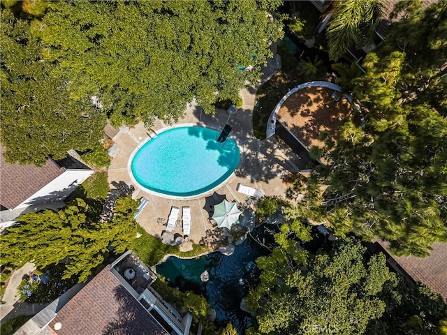400 Brighton Spgs, Costa Mesa, CA 92627 - drone / aerial view of a pool area