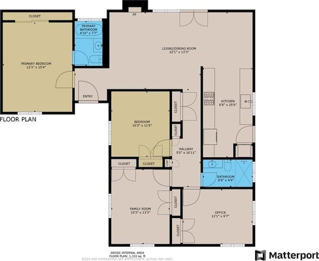 1925 W Beacon Ave, Anaheim, CA 92804 - view of floor plan / room layout
