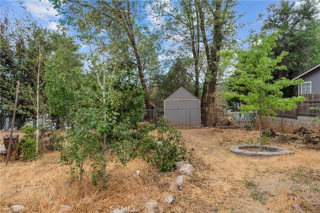 29289 Lake View Dr, Cedar Glen, CA 92321 - view of yard with a shed