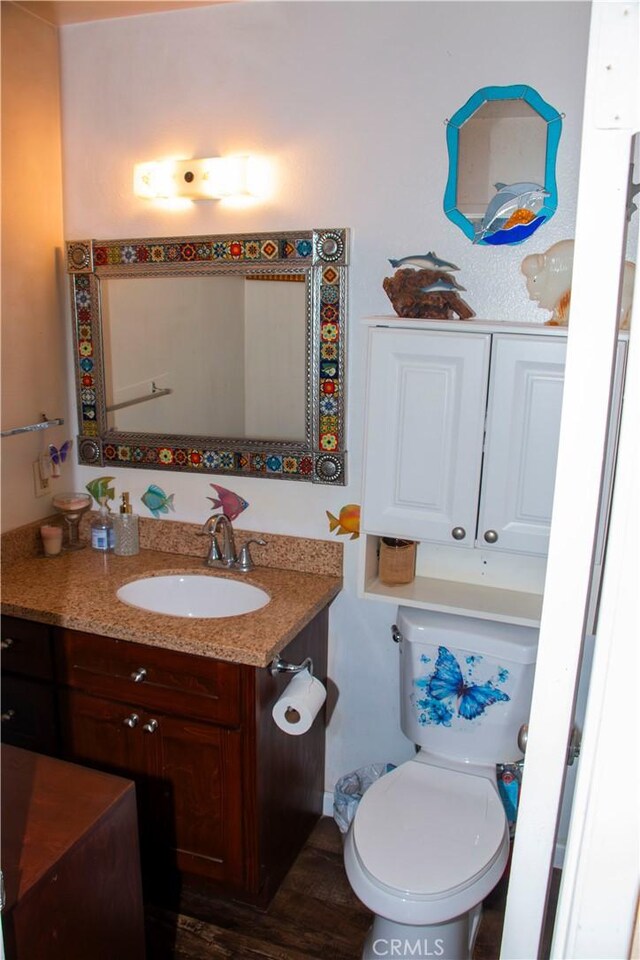 4727 W 147th St Unit 251, Lawndale, CA 90260 - bathroom featuring vanity and wood finished floors