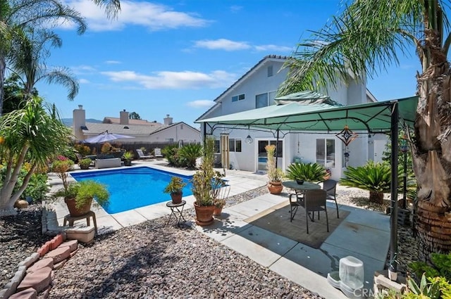 44938 Tehachapi, Temecula, CA 92592 - swimming pool featuring a gazebo and a patio area