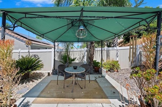 44938 Tehachapi, Temecula, CA 92592 - fenced backyard with a patio area and a gazebo